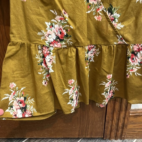 Madewell Classic Corsage Tiered Sleeve Top size 0 cottagecore boho romantic - Picture 5 of 8